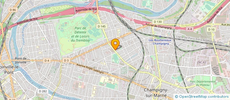 localisation de l'entreprise SYND COPROP 164 BD STALINGRAD  CHAMPIGNY-SUR-MARNE