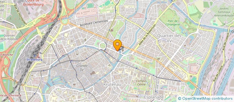 localisation de l'entreprise SYND COPROP 17 AV DE LA LIBERTE à STRASBOURG