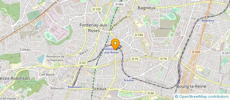 localisation de l'entreprise SYND COPROP 17 AV LOMBARD à FONTENAY-AUX-ROSES