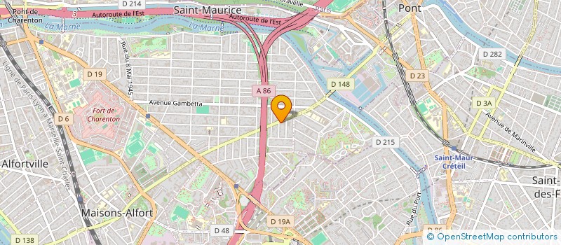 localisation de l'entreprise SYND COPROP 188 AV REPUBLIQUE à MAISONS-ALFORT