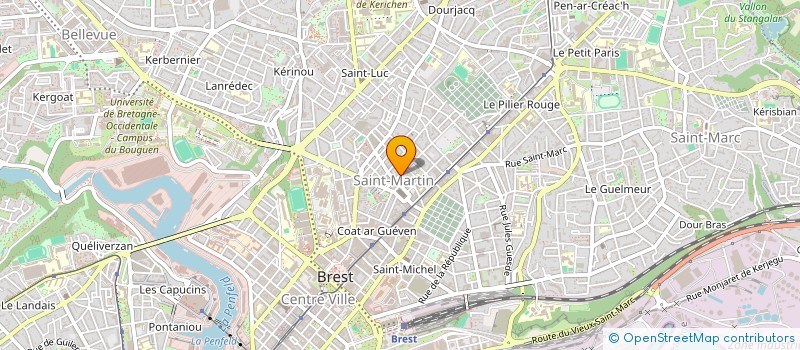 localisation de l'entreprise SYND COPROP 19 R MASSILLON à BREST