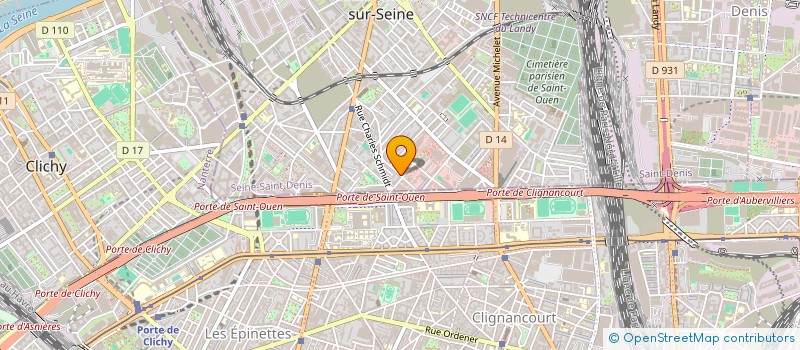 localisation de l'entreprise SYND COPROP 19 RUE LECUYER à SAINT-OUEN-SUR-SEINE