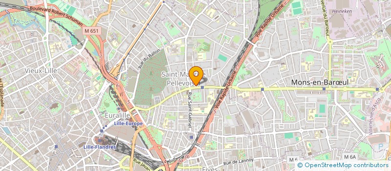 localisation de l'entreprise SYND COPROP 2-2BIS R CHEVALIER FRANCAIS à LILLE