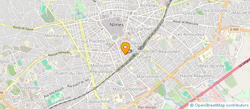 localisation de l'entreprise SYND COPROP 2 RUE COURT DE GEBELIN  NIMES