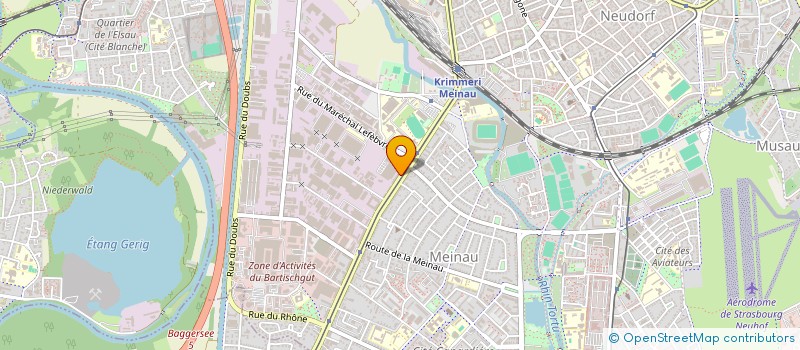 localisation de l'entreprise SYND COPROP 20 22 24 RUE RIMBACH à STRASBOURG