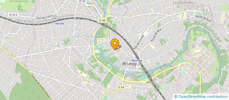 localisation de l'entreprise SYND COPROP 20 R DU REVEILLON à BRUNOY