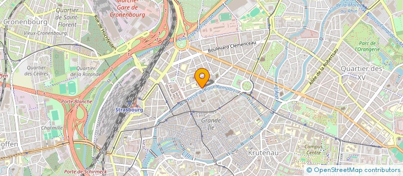 localisation de l'entreprise SYND COPROP 20 RUE DE LA TOUSSAINT à STRASBOURG