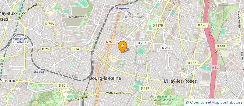 localisation de l'entreprise SYND COPROP 21 30 AV DU PANORAMA à BOURG-LA-REINE