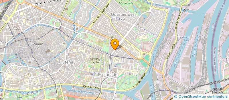 localisation de l'entreprise SYND COPROP 21 BD LEBLOIS à STRASBOURG