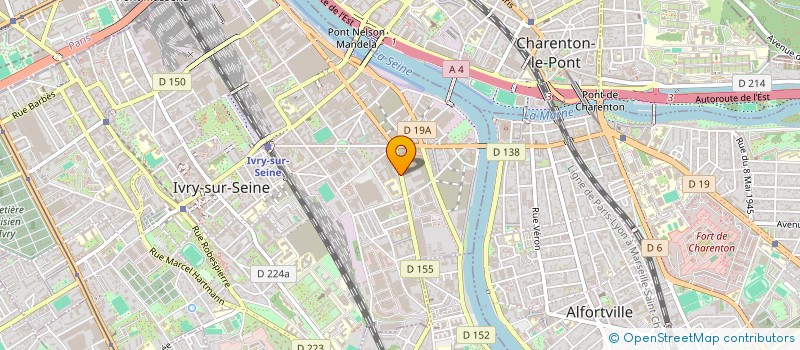 localisation de l'entreprise SYND COPROP 22 RUE JEAN JAURES à IVRY-SUR-SEINE