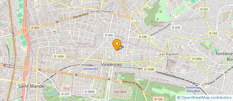 localisation de l'entreprise SYND COPROP 22BIS R JOSEPH GAILLARD à VINCENNES