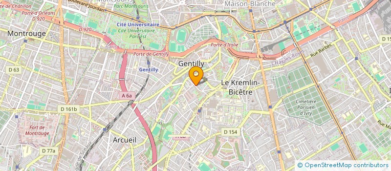 localisation de l'entreprise SYND COPROP 23-25 R DIV GAL LECLERC à GENTILLY