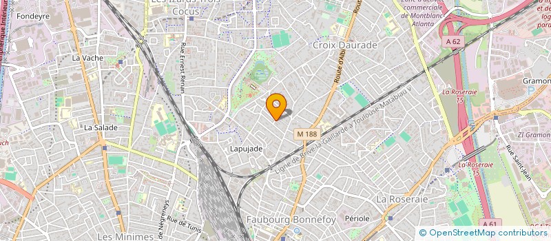 localisation de l'entreprise SYND COPROP 23 RUE DE LA DORDOGNE à TOULOUSE
