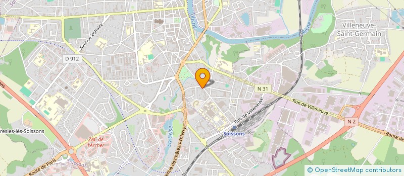 localisation de l'entreprise SYND COPROP 24 BIS AV DU GAL DE GAULLE à SOISSONS