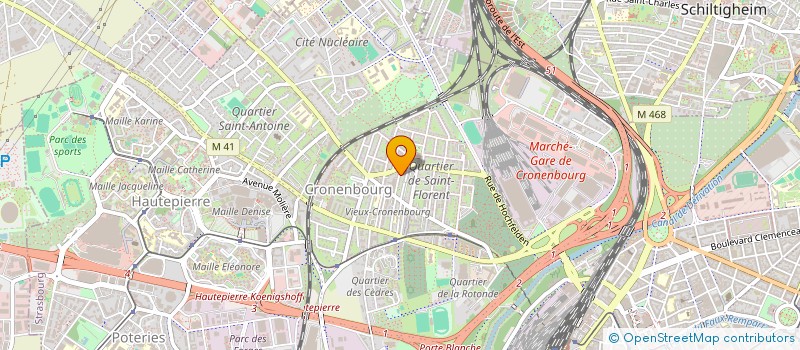 localisation de l'entreprise SYND COPROP 24 RUE DE LA LIBERATION à STRASBOURG