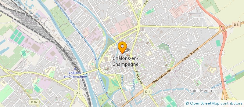 localisation de l'entreprise SYND COPROP 24 RUE DU PORT DE MARNE  CHALONS-EN-CHAMPAGNE