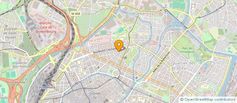 localisation de l'entreprise SYND COPROP 25-27 RUE OBERLIN à STRASBOURG