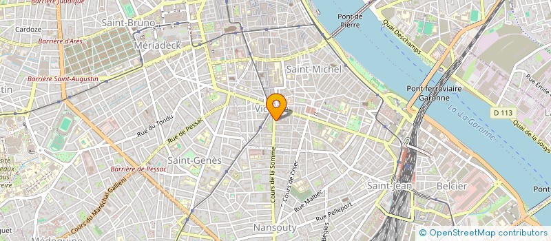 localisation de l'entreprise SYND COPROP 26 COURS DE LA MARNE  BORDEAUX