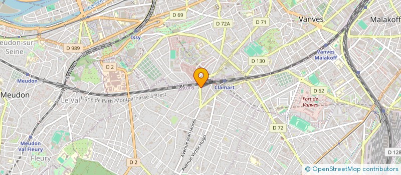 localisation de l'entreprise SYND COPROP 28 AV DU DR CALMETTE à CLAMART