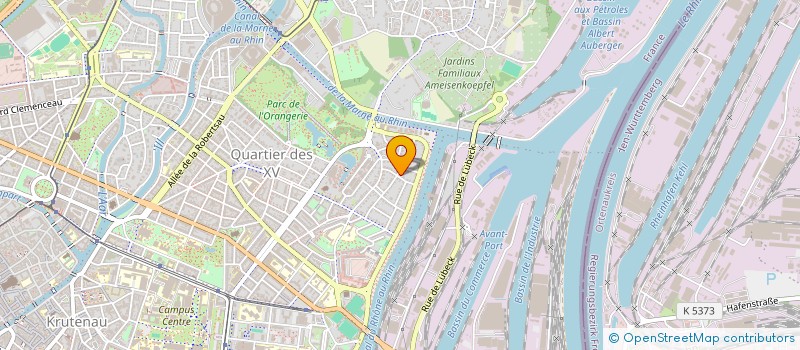 localisation de l'entreprise SYND COPROP 28 RUE AUBRY ET RAU à STRASBOURG