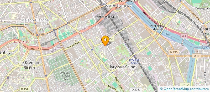 localisation de l'entreprise SYND COPROP 28 RUE PIERRE BROSSOLETTE à IVRY-SUR-SEINE