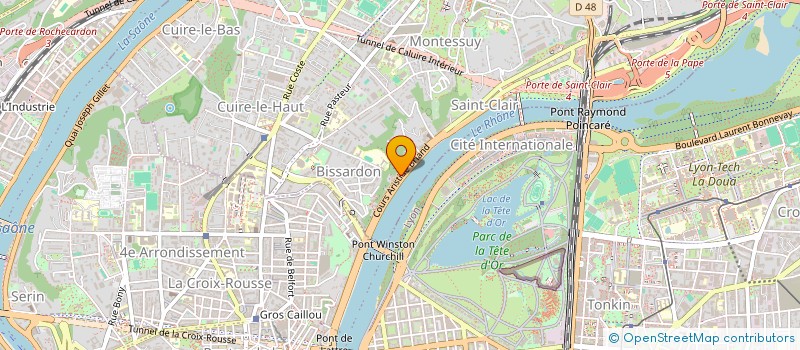 localisation de l'entreprise SYND COPROP 28B CRS ARISTIDE BRIAND à CALUIRE-ET-CUIRE