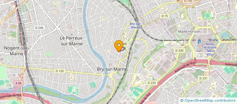 localisation de l'entreprise SYND COPROP 3-5 RUE DU SERGENT HOFF  BRY-SUR-MARNE