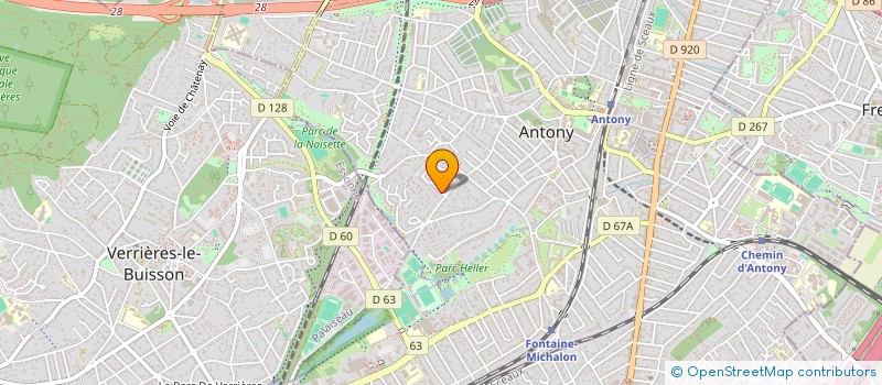 localisation de l'entreprise SYND COPROP 3 A 44 RUE ALBERT CAMUS à ANTONY