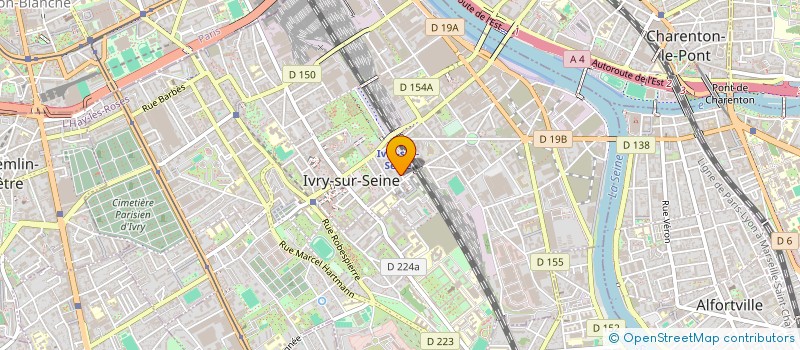 localisation de l'entreprise SYND COPROP 3 BIS RUE PIERRE GUIGNOIS à IVRY-SUR-SEINE
