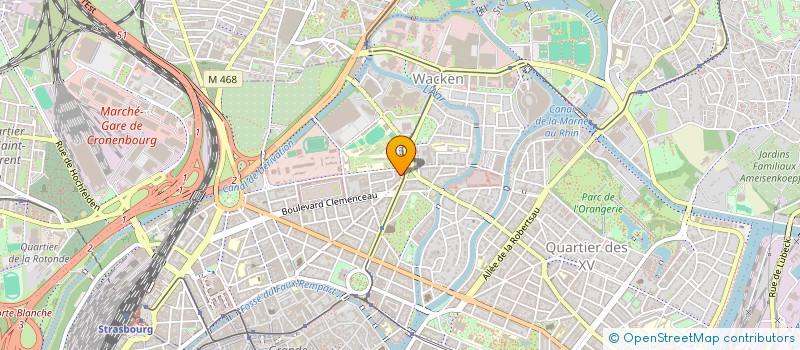 localisation de l'entreprise SYND COPROP 3 PLACE DE BORDEAUX à STRASBOURG