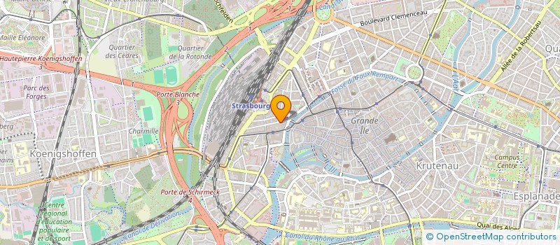 localisation de l'entreprise SYND COPROP 3 RUE DE LA COURSE à STRASBOURG