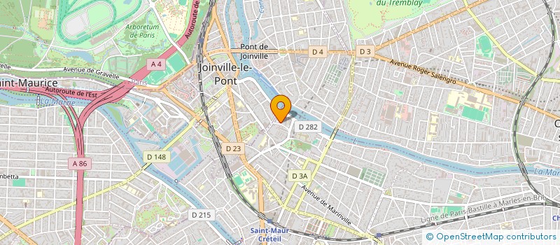 localisation de l'entreprise SYND COPROP 3 RUE PETIT BEAUBOURG à SAINT-MAUR-DES-FOSSES