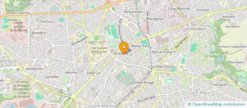 localisation de l'entreprise SYND COPROP 3 SQUARE RIEUX à BREST