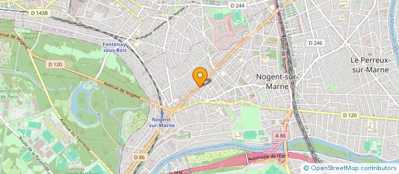 localisation de l'entreprise SYND COPROP 30 BD DE STRASBOURG  NOGENT-SUR-MARNE