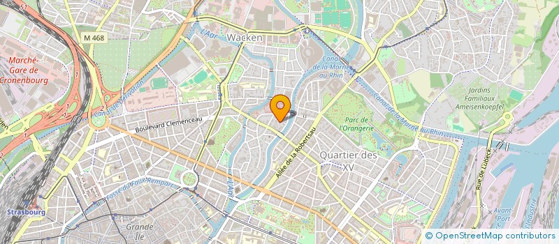 localisation de l'entreprise SYND COPROP 31 A QUAI MULLENHEIM BAT C à STRASBOURG
