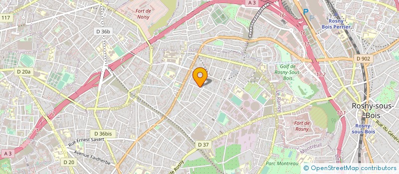 localisation de l'entreprise SYND COPROP 31 AU 35 R HONORE DE BALZAC à MONTREUIL