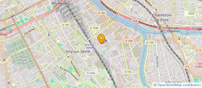 localisation de l'entreprise SYND COPROP 31 RUE MOLIERE à IVRY-SUR-SEINE