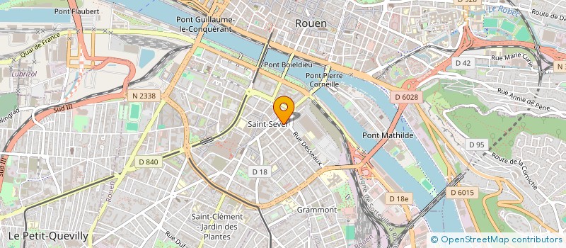 localisation de l'entreprise SYND COPROP 34 36 RUE DE SEINE à ROUEN