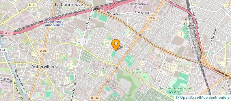 localisation de l'entreprise SYND COPROP 34 RUE H. COHENEC à AUBERVILLIERS