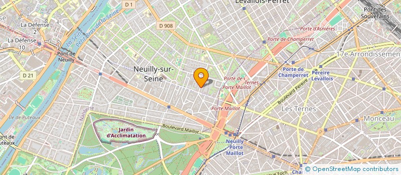 localisation de l'entreprise SYND COPROP 36 RUE MADELEINE MICHELIS à NEUILLY-SUR-SEINE
