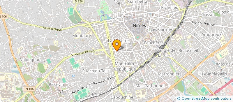 localisation de l'entreprise SYND COPROP 37 R DU CIRQUE ROMAIN  NIMES