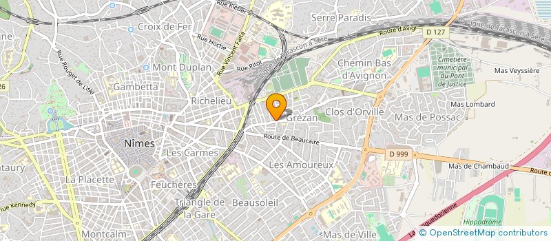 localisation de l'entreprise SYND COPROP 37 R GREZAN  NIMES