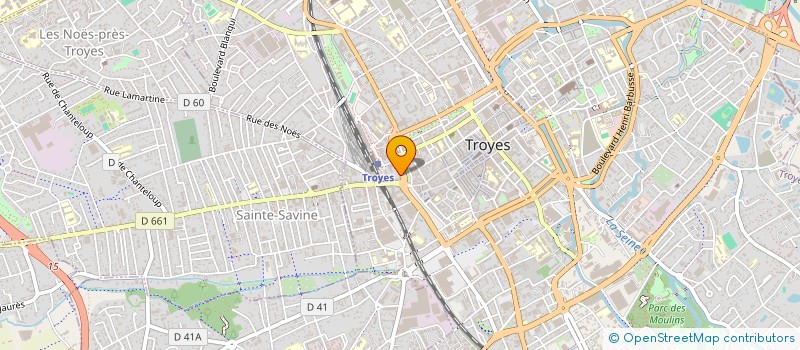 localisation de l'entreprise SYND COPROP 38 BD CARNOT  TROYES