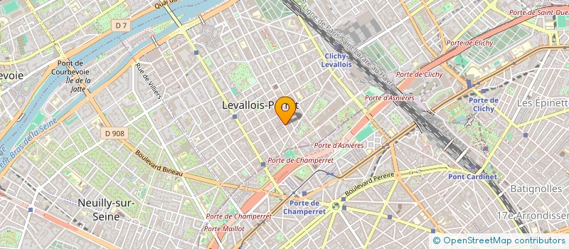localisation de l'entreprise SYND COPROP 38 RUE DU PDT WILSON à LEVALLOIS PERRET