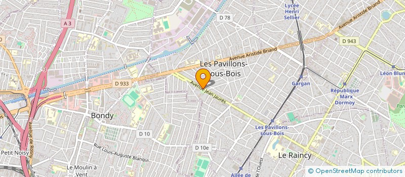 localisation de l'entreprise SYND COPROP à LES PAVILLONS-SOUS-BOIS