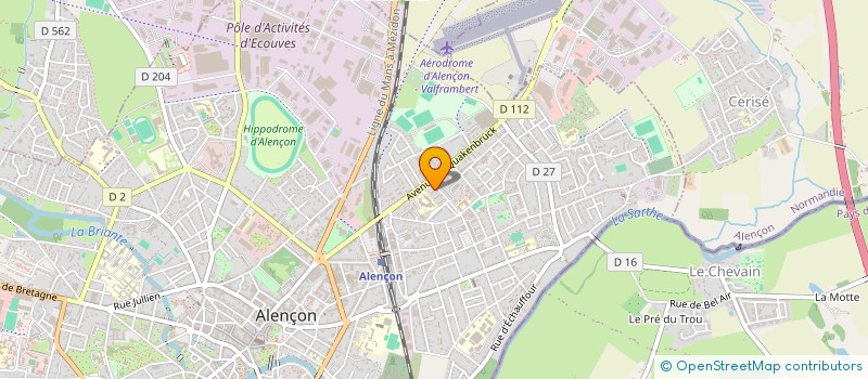 localisation de l'entreprise SYND COPROP 4 14 RUE PIERRE CURIE à ALENCON