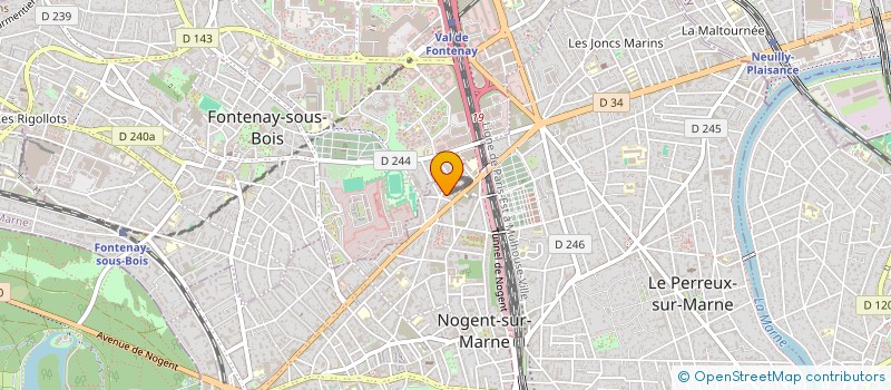 localisation de l'entreprise SYND COPROP 4 AV DU MARECHAL LYAUTEY à NOGENT-SUR-MARNE