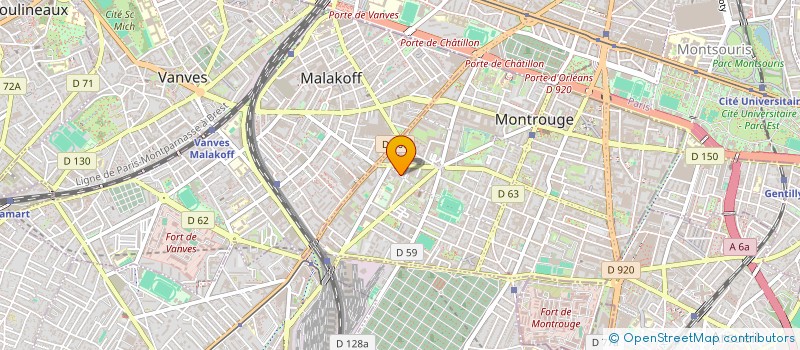 localisation de l'entreprise SYND COPROP 4 RUE MARCEL SEMBAT  MONTROUGE