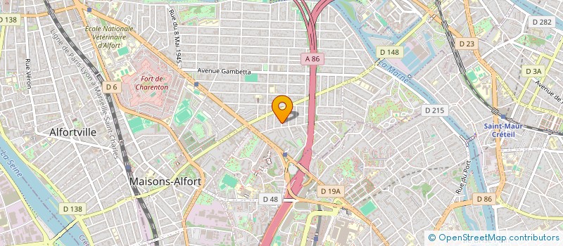 localisation de l'entreprise SYND COPROP 4 RUE ROUEN-134B AV REPUBLIQ à MAISONS-ALFORT