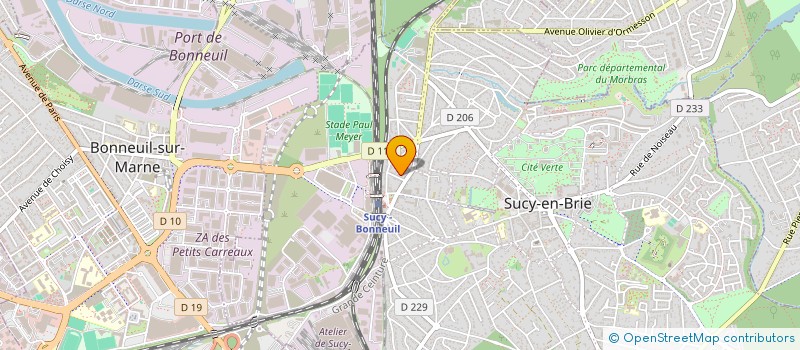 localisation de l'entreprise SYND COPROP 40 RUE VILLENEUVE ST GEORGES à SUCY-EN-BRIE